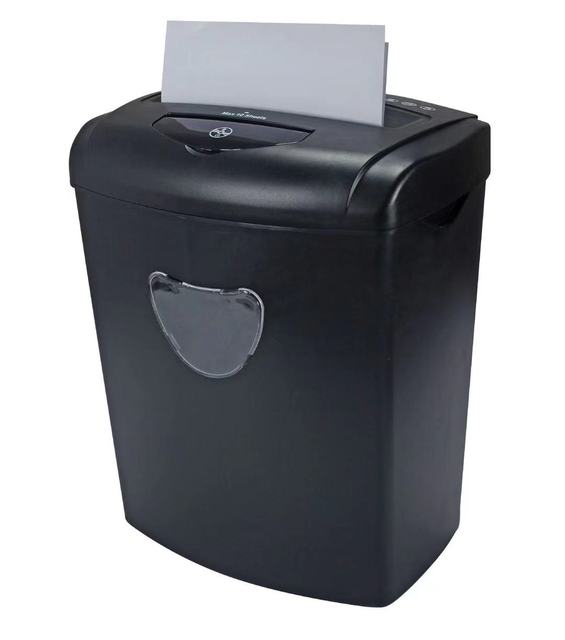 Plastic Paper Shredder, 8 Sheet (A4) Micro Cut 3x9mm,Light Duty Shredding Machine for Home & Office
