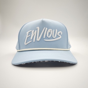 Gorra de Golf Impermeable de 5 Paneles de Tela Sostenible, Logotipo Bordado Personalizado, MOQ Bajo, OEM, Perforada con Láser, Ecológica, Deportiva - Product Image 5
