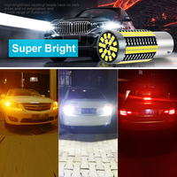Lampes LED Auto Super Lumineuses 12V 126SMD 2016 24W 1156 1157 BA15S BAU15S BAY15D 7440 7443 6000k pour Frein Clignotant Marche Arrière Voiture