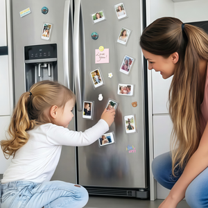 Marco Magnético Acrílico para Refrigerador, Marco Magnético <span class=keywords><strong>de</strong></span> Doble Cara para Imágenes, Tarjetas, Regalos <span class=keywords><strong>de</strong></span> Navidad - Product Image 6