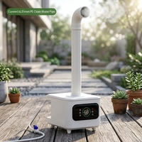 Humidificateur d'arômes à ultrasons, aromathérapie, remplissage automatique d'eau, grande capacité, télécommande, fonctionnement silencieux pour une utilisation intérieure/extérieure