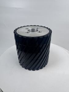 Bánh xe cao su máy băng tải, lõi nhôm, bề mặt răng phẳng, ống bọc băng tải, bánh răng dẫn động, bánh đánh bóng, bánh xe PU ZHXING - Product Image 5