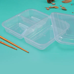 กล่องใส่อาหารแบบใช้แล้<span class=keywords><strong>ว</strong></span>ทิ้ง กล่องเตรียมอาหารแบบใส <span class=keywords><strong>3</strong></span> <span class=keywords><strong>ช่อง</strong></span> ใช้กับไมโครเ<span class=keywords><strong>ว</strong></span>ฟได้ กล่องอาหารกลาง<span class=keywords><strong>ว</strong></span>ันคุณภาพสูง - Product Image 2