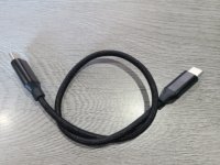 Câble USB C vers USB C de charge rapide PD60W en nylon tressé de qualité supérieure, longueur courte