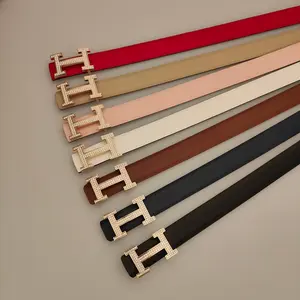 Luxury designer women's leather belts High quality hot selling belts