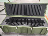 Boîte de protection pour armes à feu en plastique rotomoulé étanche QBT1374421, personnalisable, support OEM ODM