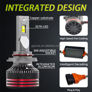 JIACHI <span class=keywords><strong>M8</strong></span> Pro CSP 32000LM 160W LED faro alto/bajo haz H7 H4 H11 9005 impermeable 6000K faro Led luz para coches universales - Product Image 4