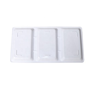 Placa <span class=keywords><strong>de</strong></span> Navidad OEM <span class=keywords><strong>de</strong></span> Papá Noel, plato <span class=keywords><strong>de</strong></span> <span class=keywords><strong>melamina</strong></span> con forma rectangular, 3 compartimentos, salsa japonesa <span class=keywords><strong>de</strong></span> soja, Sushi - Product Image 2