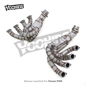 OEM Heat Shield Stainless Steel Free Flow Exhaust Pipe for Ferrari 360 F360 3.6L 2003-2005 Exhaust Manifold Header - Product Image 2