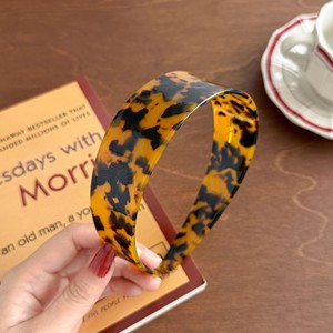 French Elegant Acetate Wide <b>Headband</b> Women Simple Solid Tortoise <b>Leopard</b> Print Hair Hoop Fashion Korean Daily Hair Accessories - Product Image 4