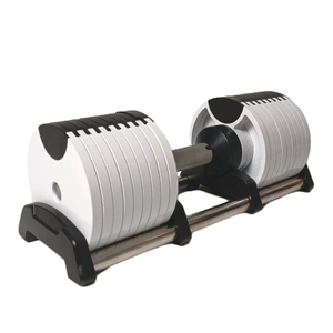 Custom Weights Body Building 16-40kg Cast Iron Round <strong>Adjustable</strong> Increments <strong>Dumbbell</strong> For Home Gym