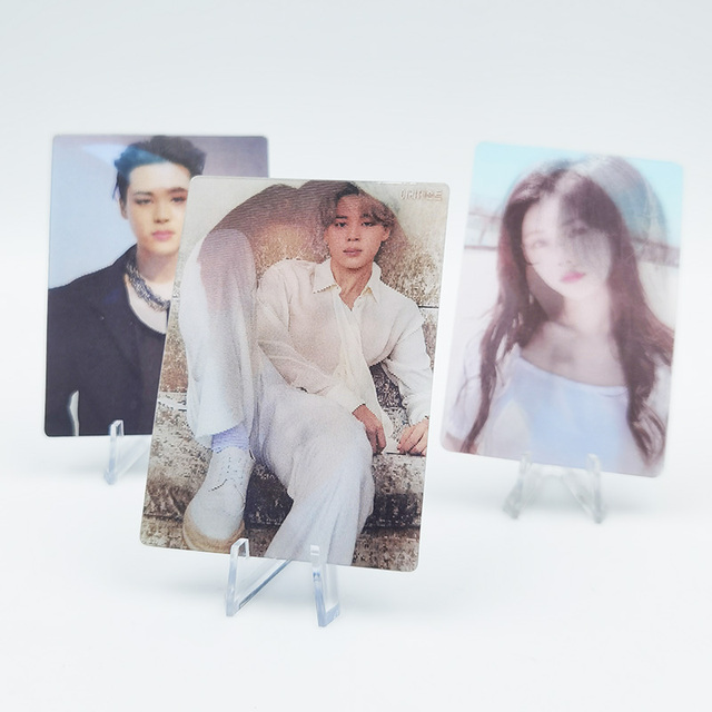 New Year Custom Private Design Holiday Lenticular Sheet Card Lenticular Printing 3d Greeting Card Postcard