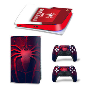 Pegatina de piel para PS5 Disk Edition, cubierta de pegatina para PlayStation <span class=keywords><strong>5</strong></span> y <span class=keywords><strong>2</strong></span> controladores para PS5 Disk, fibra de carbono - Product Image 2