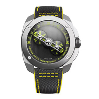 Montre de plongée pour homme automatique en acier inoxydable à cadran créatif Montre analogique de luxe pour homme