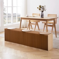 Tabouret pliable moderne et écologique de style accordéon pour chambre à coucher