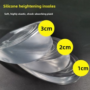Soletta Trasparente Invisibile per Aumento Altezza, Non Si Collassa, Assorbe gli Urti, Deodorante, per <span class=keywords><strong>Uomo</strong></span> e Donna, Aumenta l'Altezza Senza Affaticare il Tallone - Product Image 3