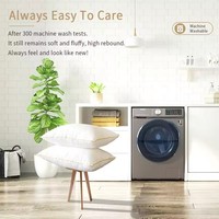 OEM Vente en gros 100% coton Sommeil profond sain Refroidissement Ferme Fluffy Star Hotel Oreiller avec soutien confortable pour le cou