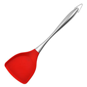 Ensemble d'ustensiles de cuisine en <span class=keywords><strong>silicone</strong></span> de haute qualité avec poignée en acier inoxydable - Product Image 5