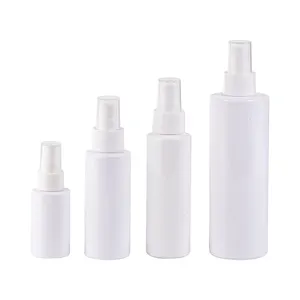 Bouteille de pulvérisation vide blanc en plastique pet, contenant pour cosmétiques, en Stock, capacité de 30ml, 90ml, 120ml, 250ml, 20 pièces