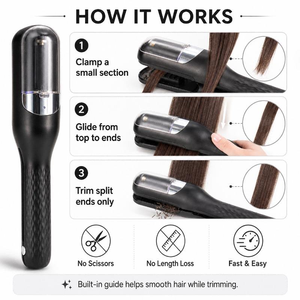 Máquina Cortadora de Cabello Eléctrica Profesional Inalámbrica <span class=keywords><strong>para</strong></span> Eliminar <span class=keywords><strong>Puntas</strong></span> <span class=keywords><strong>Abiertas</strong></span> - Product Image 4