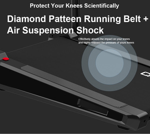 แผ่นรองเดินขนาดเล็กแบบเอียงที่ดีที่สุดมอเตอร์ไฟฟ้ากระแสตรงขนาด420*870 1.75HP ความเร็วสูงสุดที่5กม./ชม. พร้อมรีโมทรับน้ำหนัก100กก./220Lbs - Product Image 6