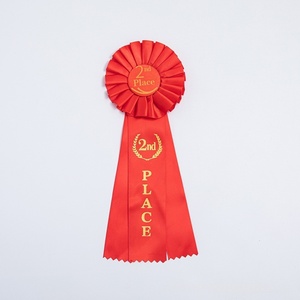 HLC en stock: Insignias de cinta de hojalata con lámina dorada para reuniones deportivas, medallas de premio de 1º, 2º y 3º lugar, broche. - Product Image 2