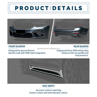 Kit carrosserie complet très demandé pour BMW Série 5 G30 2017-2020 520i 530i 540i 520d 530d, style M5 Competition G30 2019 (facelift)