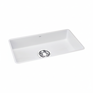 [BAEKJO] Évier en émail 860 blanc haute résistance avec bords renforcés pour une installation stable et une durabilité accrue - Product Image 2