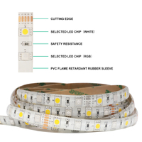 Haute qualité 5 mètres 24 clés contrôleur sans fil LED rvb bande lumière vert couleur changeante Flexible IP65 étanche 5050SMD App TV