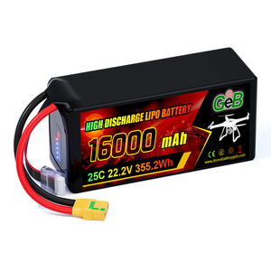 OEM ODM 맞춤형 리포 배터리 25C <span class=keywords><strong>6s</strong></span> 10000mAh 16000mAh 18000mAh 22000mah <span class=keywords><strong>6S</strong></span> 리포 배터리 22.2V 25C 100C 드론 배터리 RC UAV - Product Image 1
