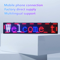 Señal LED de desplazamiento con WiFi P10 Pantalla LED para exteriores Señal LED programable Solución perfecta para publicidad