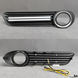 Luz de circulación diurna LED de doble terminal tricolor con efecto de flujo para Toyota Avalon 2008-2010, luz antiniebla del parachoques delantero - Product Image 1