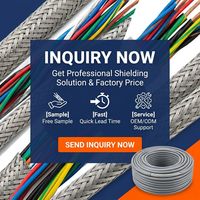 Cable de Control Flexible Blindado de Cu/PVC/PVC 300/500V, 2-4 Hilos, 0.5-2.5mm², con Conductor de Cobre Libre de Oxígeno Trenzado