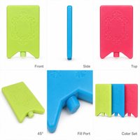 Sac de glace en gel pour enfants, cadeau promotionnel en gros, brique de glace amovible pour boîte à déjeuner