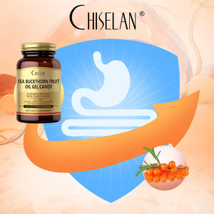 120 kapsul/kotak minyak Sea Buckthorn buah Gel kapsul lembut permen OEM grosir merek kustomisasi suplemen gizi - Product Image 5