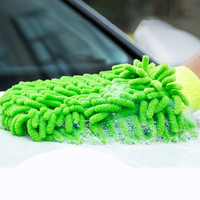 Gants de nettoyage de voiture en chenille ultrafine, écologiques, réutilisables, durables, épaissis pour le ménage et le lavage de voiture