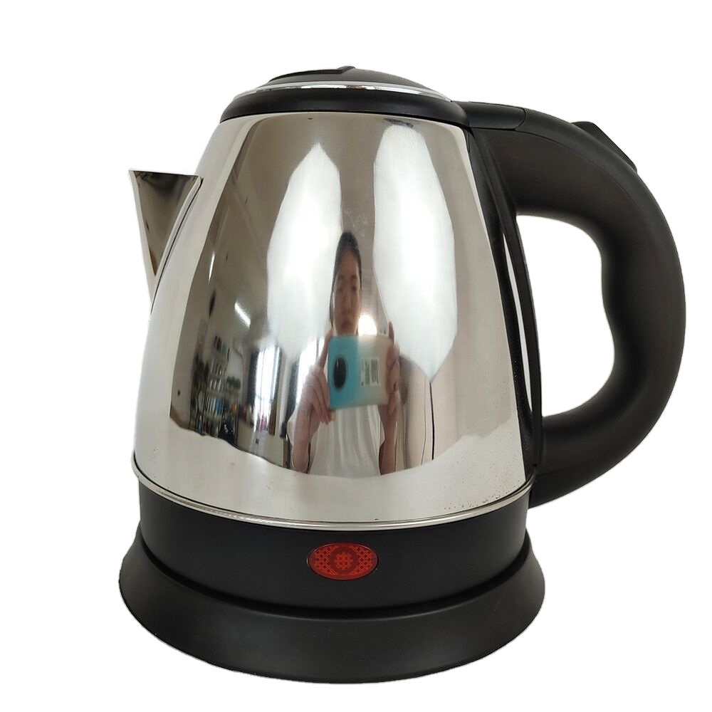 Электрический чайник из нержавеющей стали 1,8 л, 2 л, пластиковый, красный и зеленый