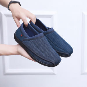 Chaussures médicales confortables pour podologie, chaussures plates à enfiler pour diabétiques, sandales pour <span class=keywords><strong>hallux</strong></span> <span class=keywords><strong>valgus</strong></span>, pantoufles pour personnes âgées diabétiques - Product Image 2