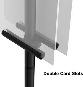 Hai Mặt dấu hiệu đứng, quảng cáo hiển thị <span class=keywords><strong>Tripod</strong></span> Đăng chủ, có thể điều chỉnh bệ Áp phích đứng chiều cao lên đến 79 ''<span class=keywords><strong>Poster</strong></span> Stan - Product Image 5