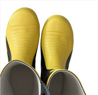 Bottes en caoutchouc de haute qualité certifiées EN 15090 pour la lutte contre les incendies, bottes de sécurité incendie, bottes de pompier pour les sapeurs-pompiers