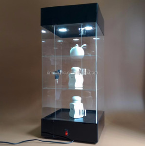 Exhibidor Giratorio Acrílico Hexagonal <span class=keywords><strong>de</strong></span> 3 Niveles con Luz LED <span class=keywords><strong>de</strong></span> Estilo Poligonal Ecológico Personalizado para Relojes en Tiendas Minoristas y Supermercados - Product Image 4