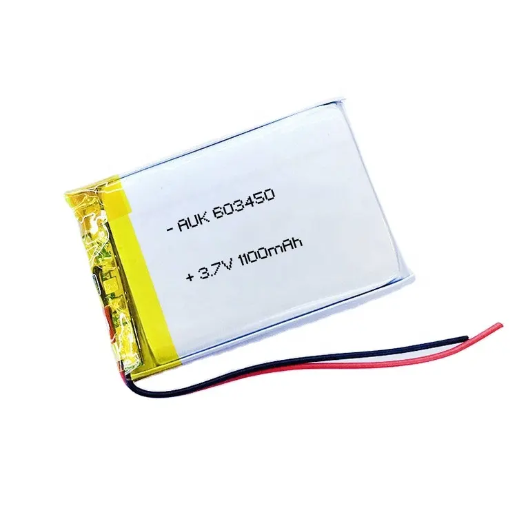 Batterie 063450 3.7 v 063450 Li-Batterie ai polimeri di 063450a 3.7 v 1100mAh Li-Ion 1200 mah