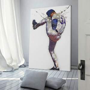 <span class=keywords><strong>Nolan</strong></span> <span class=keywords><strong>Ryan</strong></span> Baseball légende toile mur Art impression célèbre athlète sport Portrait pour la décoration intérieure Fans cadeau - Product Image 1