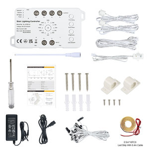 New 16 bước nhanh chóng cài đặt cảm biến chuyển động cầu thang điều khiển Kit với COB LED Strip cho từng bước điều khiển trong nhà LED Strip ánh sáng - Product Image 2