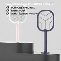 Lampe anti-moustiques rechargeable en plastique avec câble Type-C, piège à insectes 18650 1200mAh, pour intérieur et extérieur