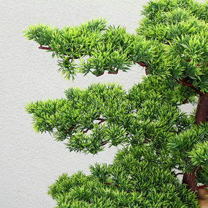 Bonsái Artificial Grande <span class=keywords><strong>de</strong></span> Pino para Saludar a los Invitados, Simulación Realista <span class=keywords><strong>de</strong></span> Podocarpus, Vegetación Realista para Decoración <span class=keywords><strong>de</strong></span> Interiores - Product Image 2