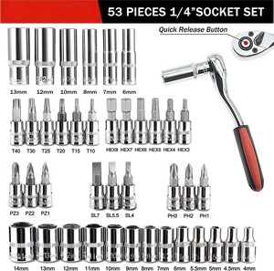 53-Piece Reversible Ratchet Socket Wrench <strong>Set</strong> with Bit Socket <strong>Mechanics</strong> <strong>Tool</strong> <strong>Set</strong> for Automotive Repair - Product Image 5