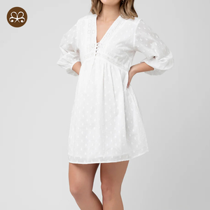 Abbigliamento <span class=keywords><strong>da</strong></span> <span class=keywords><strong>allattamento</strong></span> <span class=keywords><strong>da</strong></span> donna all'ingrosso vestito <span class=keywords><strong>da</strong></span> <span class=keywords><strong>allattamento</strong></span> quotidiano per maternità traspirante con scollo a V - Product Image 4