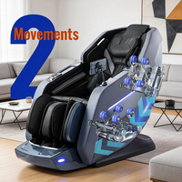 Fauteuil de massage électrique de luxe haut de gamme L36S Snowift 2026 à double moteur 6D SL Track, zéro gravité, pour étirement corporel complet, le meilleur de Chine