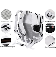 Sac à dos tactique de style national 20-36L découpé au laser avec compartiment pour ordinateur portable, sac Molle avec doublure en polyester pour la randonnée et le camping en extérieur